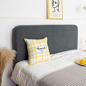 LANG ZI Fodera/Copri+Testata+Letto, Fodera per Testata Letto 160/170/180 Copertura per Testiera per Letto Copri Testata Letto Matrimoniale/Singolo Premium Imbottita Elastica Copritestata Letto Fodera