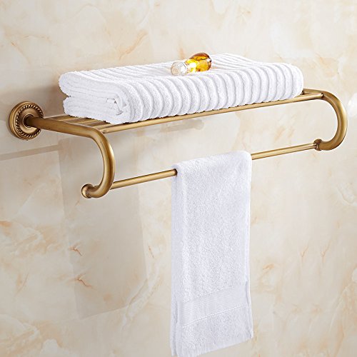 MBYW Portasciugamani Moderno Minimalista Portasciugamani Elegante per Il Bagno di Moda Portasciugamani/portasciugamani in Rame/Portapacchi/portaspazzolini Retro-Europeo