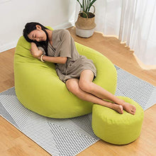 HYYQG Sacchetto di Fagioli Pigro Divano - Sedia da Pavimento Regolabile,Soggiorno Lazy Couch High Back Lounge Chair Outdoor Garden Cushion Portable Stadium Seat, Gray