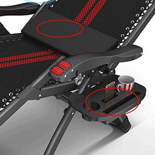 LVYE1 MRMF Sedia A Sdraio Imbottita Reclinabile Zero Gravity con Supporto per Poggiatesta Regolabile 200 kg