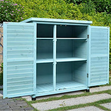 YCDJCS Cassapanche e bauli Outdoor Storage Shed Cortile Balcone di Legno a Prova di Pioggia anticorrosivo Sunscreen Gabinetto Garden rifinitura contenitori portattrezzi Cabinet