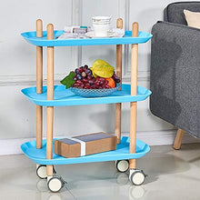 YIN YIN Carrello per ripiani Passeggino, cremagliera for passeggino in plastica rimovibile moda semplice multi-strato di stoccaggio cucina ristorante hotel passeggino cremagliera, 3 colori 57X36X74 cm