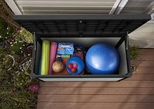 Keter Denali Cuscino Box, 570 Litri, Grigio/Marrone, 151,7 x 72,5 x 70 cm