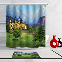 LIYAN Combinazione Bagno. Immagini Chiare E Colori Vivaci Rendono Il Tuo Bagno Pieno di Vita. Accessori da Bagno. Foresta. Castello.