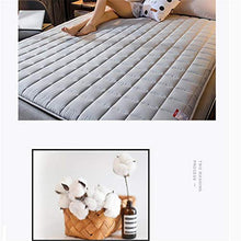 ZIEO Mat Pieghevole Futon Materasso Morbido Tatami Tappetino Antiscivolo Pieghevole Giapponese dormitorio Mattress Pad Portatile Addensare Pad Grey Pieghevole futon Giapponese