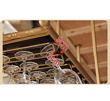WLABCD Portabampa Del Vino Home Red Holder Ristorante Bar S, Portabicchieri Di Vino Appeso a Testa in Giù in Acciaio Inox Vino in Acciaio Inox Rack Di Vetro Vino Portabicchieri Sottosopra,120X30 Cm,