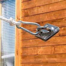 Tiberham Tenda Parasole Hardware Kit, rettangolo/Quadrato Parasole, Installazione per Patio Lawn Garden, Heavy Duty Anti-ruggine (44 Pezzi)