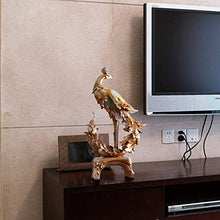 AIOJY Arte Creativo Decorativo Accessori per La Casa Vino Cantina Vita TV Europea,Oro