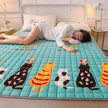 ZZX Materassino da Campeggio Portatile Materassino per Dormire per Bambini Pieghevole Morbido E Traspirante, Materasso Pieghevole Giapponese,C-100 * 200cm