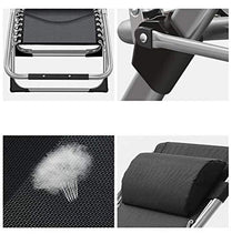 Generic Brands Utile Sedia Pieghevole da Esterno con Poggiapiedi E Cuscini Campeggio da Viaggio Patio Sedie Heavy Duty Reclinabili