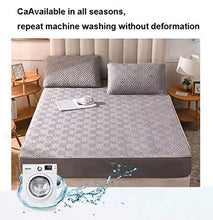 WWQQ Custodia Materasso Copriletto Profonda Lenzuola con Angoli Protezione Doppia/Singola Coprimaterasso per Letto all-Inclusive Addensare E Svolgere Un Ruolo Impermeabile, Anti-Acaro, Antibatterico