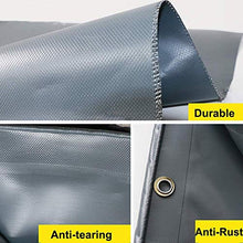 MHBGX Grande Tela Cerata Resistente, Teloni, Tela Cerata in Pvc Teloni Impermeabili 550 Gsm 0,5 Mm Ispessimento Tenda da Sole Esterna Tenda Antigraffio Copertura per Patio a Vela,un,2X4M
