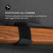 blumfeldt Tahiti Hollywood - Altalena da Giardino, 2 Posti: 110x90cm, Tettuccio Parasole, Imbottitura Spessa 4cm, Materiali: Poliestere, Telaio: Legno Massello di Larice Satinato, Legno/Grigio