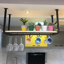 Mensola A Soffitto Portabottiglie Portabottiglie da Vino, Portabottiglie da Appendere in Ferro A 1 Ripiano per Bar/Ristoranti/Cucine, Mensola Decorativa in Metallo Galleggiante