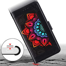 ikasus Cover Compatibile con Samsung Galaxy A6 2018 Custodia Motivo Floreale Custodia a Portafoglio in Pelle PU con Cavalletto e Custodia a Libro,Nero