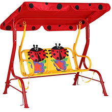 Spielwerk altalena dondolo Hollywood con parasole e cinte di sicurezza 2 posti panca doppia a dondolo con tetto da giardino o terrazza