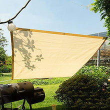 N / A Rete Ombreggiante Telo Parasole con Occhielli, Copertura Reticolare in Rete Resistente al 90% Ai Raggi UV, per Pergola/Cortile/Giardino/Serra, Beige(Size:3×3m)