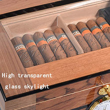 Accessori e umidificatori per sigari Sigaro Gabinetto Camera Cigar Box Idratante Viaggi Grande capacità Cigar Humidor Grande capacità di Stoccaggio A Strati di Legno di Alta qualità