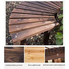 Giardino Esterno Panchina da Giardino,Anticorrosivo In Legno Massello Cortile Balcone Panchina Terrazza Fioriera,Sedia da Veranda Resistente Alle Intemperie,Per Panchine Decorative da Prato