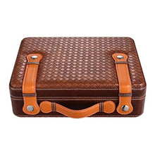 Scatola Di Sigari Humidor Con Umidificatore - Scatola Di Sigari Da Viaggio Portatile in Legno Di Cedro - Humidor in Pelle