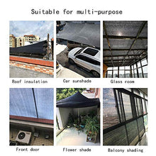 WGEMXC Impermeabile Copertina Tarp Incatramata, Parasole Net, Ombra Panno, Outdoor Protezione Solare Tenda da Sole, Ombreggiatura Tasso 80% per L'Automobile, la Pianta Del Fiore,a,6 * 6M