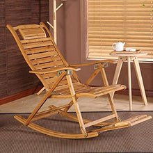Reclinabili Bamboo Sedia a Dondolo Bambino Sedia Pieghevole per Adulti Casa Poltrona Sedia Cool Sedie Fretta Sedia anziana Pranzo Pranzo Pranzo Sedia