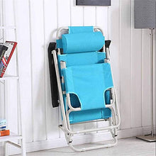PAKUES-QO Sedia a Sdraio reclinabile Pieghevole reclinabile da Giardino Sedie a Sdraio da Spiaggia Zero Gravity Lettini da Sole Poltrona con poggiatesta Portatile
