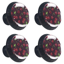 Ciliegia 4 PCS Pomelli per Porta, Pomolo per Mobile, Pomelli per Mobili con Viti, Maniglia per Armadietto, Pomelli per Porta, Pomelli per Cassetti per Porta, Armadio, Cassetto e Credenza