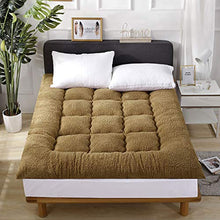 GCP Cashmere Trapuntato Materasso Tatami Futon,Giapponese Reversibile Home Sleeping Pad con Banda Elastica,Futon Pavimento Mat
