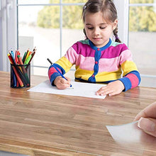 Pad trasparente scrivania, tappetino mouse da gioco, tappetino scrivania impermeabile, chiara tabella risparmiatore rilievo di scrittura, stabile e resistente al calore tavolo tovaglie di protezione