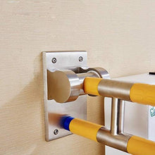 Maniglioni da Bagno Bagno corrimano/Installazione a Parete Diritta portasciugamani/Doccia di Sicurezza Supporto Traccia/Antiscivolo Pieghevole bracciolo Accessori da Bagno