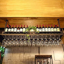 PZW Bancone Bar Bancone Bar Portabottiglie Ristorante Casalinghi Bicchieri da Vino Portabottiglie Retro Iron Art PortabottiglieA, 120 35 centimetri *