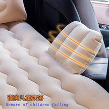 Lettino da viaggio Letto gonfiabile Motivo a onde doppio ingranaggi Tornio floccato Materasso Viaggi testa dell'automobile di Guardia cuscino d'aria letto multifunzionale auto gonfiabile Bed 5-19