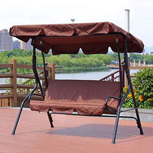TTKU - Copertura impermeabile di ricambio per tenda da sole a dondolo, anti-UV, convertibile per esterni, giardino, piscina senza sedile