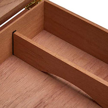WangQ Cigar Box, Cigar Humidor Idratante Box Legno di Cedro Cigar Box Cigar Box 2 Colori Opzionale può Contenere 20 humidor (Color : B)