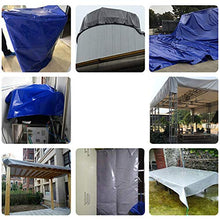 Impermeabile Tela cerata, industriale filato di poliestere + PVC Materiale PVC Vernice panno impermeabile Adatto a tutti i tipi di edifici, camion, fabbriche e miniere, porti marittimi,Grigio,9.8×5.8m