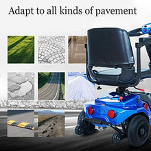 Accessori per la casa Anziani Disabili Scooter motorizzato per disabili Sedia a rotelle elettrica intelligente Sedia a rotelle a quattro ruote Pieghevole staccabile a lungo raggio Scooter da viaggi