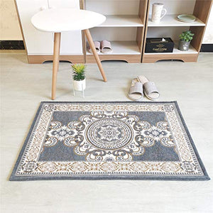 LZYMLG Europa Tipo Tappeto Tappeto Zerbino Antiscivolo Tappeti per Bagno Assorbe Acqua Tappetino da Cucina/Tappeto Soggiorno 319 Grigio Scuro 200 * 290