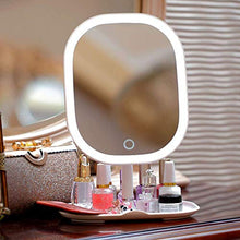 SHY Specchio per Il Trucco, Specchio per Il Trucco a LED con Specchio Luminoso Specchio per Il Trucco da Tavolo Dormitorio Specchio per Il Desktop Fill Light Princess MIR