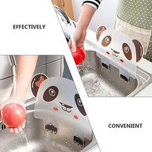 UPKOCH Protezione dell'Acqua in Silicone Modello Panda Tipo Ventosa Lavello per Piscina Barriera Anti-Schizzi d'Acqua per Cucina Bagno E Lavelli a Isola