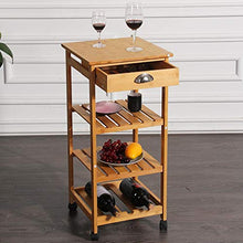 LYM &ripiano di stoccaggio Scaffali Cucina Multi-Strato con cassetto Mobile scaffale Vino scaffale con Rack di stoccaggio Ruote Scaffale di Finitura
