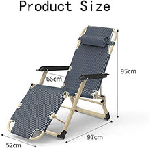 Lettini prendisole Reclinabili, Lettini da giardino reclinabili in metallo Lettini da giardino reclinabili Lettino pieghevole, 178 * 66 * 32 cm, 150 kg Max Zero Gravity Chair con tessuto sintetico tra