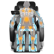 Vislone Poltrona da Massaggio Relax Elettrica Reclinabile in Ecopelle Nera Schermo Comandi,Poltrona Massaggiante Relax Elettrica Reclinabile in Similpelle Nera con Schermo Comandi