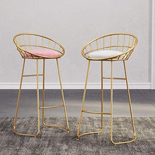 Sedia da pranzo, sedia a bracciolo, seggiolone, sgabello altezza bar sgabello sedia moderna in ferro for il tempo libero sedia da pranzo, pub, cucina, caffetteria, bar, max.Carica 200KG, 1.65 cm FACAI