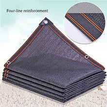 Senza marchio DANDAN Rete per Ombrellone Perforato Protezione Solare Rete Crittografia Ispessimento Isolamento Termico Rete Esterno/Casa/Patio/Ombreggiatura del Tetto Nero A 6 Pin (Size : 4 * 8m)