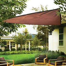TRITTHOCKER Tenda a Vela, di Forma Rettangolare, terrazza con Giardino Piscina Protezione Solare, Tenda a Vela, Giardinaggio Camping Impermeabile baldacchino,4x4m