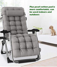 LLSS Comodo Divano Zero Gravity Patio Sedia a Sdraio Sedia Pieghevole in Giardino e all'aperto Poltrona reclinabile Sedia a Dondolo con Cuscini Supporta Fino a 200 kg
