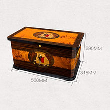 Humidor per Sigari di Grande capacità in Legno di Cedro Humidor per Sigari Accessori per Sigari Vernice per Pianoforte Quattro Strati E Otto Rack Possono Contenere 200 Sigari