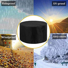 YLKCU Fodere per mobili da Giardino Rotonde 130x71 cm, Fodere per mobili da Esterno per Tavolo Impermeabile, Fodere per Patio, Fodere per Tavolo da Giardino Antivento, Anti-UV, Resistent