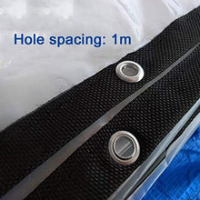 Tenda Tenda Cancella Heavy Duty Tarps Impermeabile con Occhielli, 0,13 Millimetri Trasparente Canopy Tenda Reversibile Spessore incatramata for Pool di Copertura Automobile RV